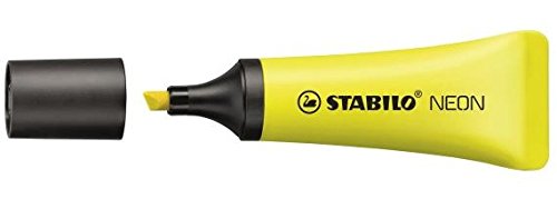 STABILO Neon Fluoreszierender Marker, Gelb von STABILO