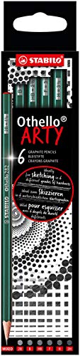 STABILO - Bleistift - Othello - ARTY - 6er Pack - Härtegrad gemischt, jeweils 1x 2B, B, HB, F, H, 2H STABILO - Bleistift - Othello - ARTY - 6er Pack - Härtegrad gemischt, jeweils 1x 2B, B, HB, F, H, 2H von STABILO