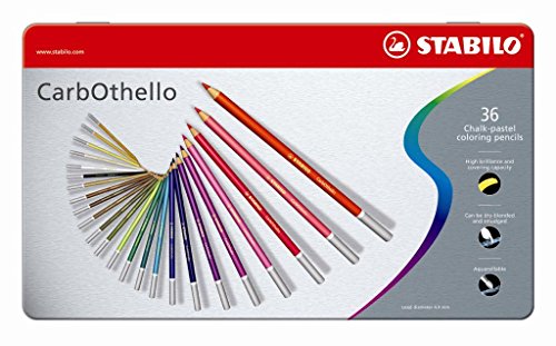 STABILO Pastellkreidestift CarbOthello, 36er MetallEtui STABILO Pastellkreidestift CarbOthello, 36er MetallEtui von STABILO