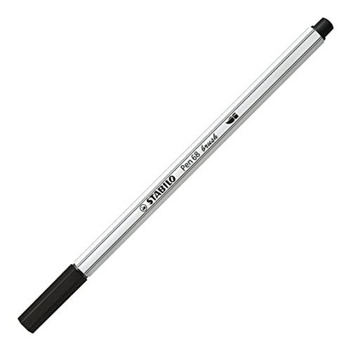 Premium-Filzstift mit Pinselspitze für variable Strichstärken - STABILO Pen 68 brush - Einzelstift - schwarz Premium-Filzstift mit Pinselspitze für variable Strichstärken - STABILO Pen 68 brush - Einzelstift - schwarz von STABILO