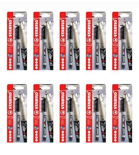 STABILO - Permanent-Marker - Write-4-all - fein - 10er Pack - schwarz von STABILO