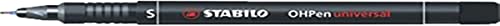 STABILO Permanent Universal Folienstift Overheadprojektor schwarz 10pièce (S) Marker – Marker (schw, 949348, 10 Stück von STABILO