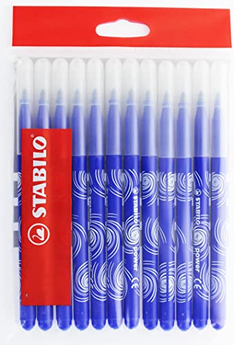 Filzstift - STABILO power - 12er Pack - blau Filzstift - STABILO power - 12er Pack - blau von STABILO
