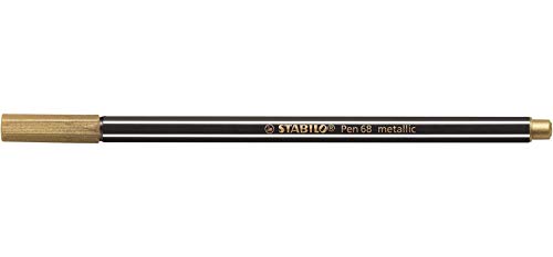 Stabilo 3er Set Filzstifte Pen 68 metallic, gold von STABILO