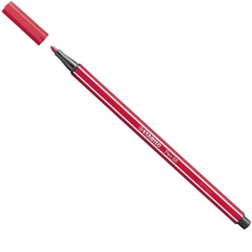 Stabilo Faserschreiber Pen 68/50 dunkelrot 1mm von STABILO