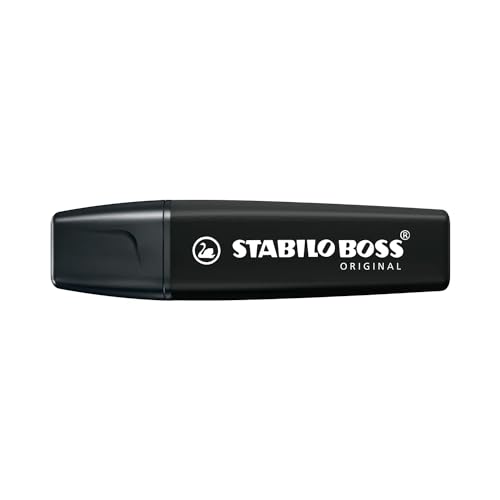 Stabilo Marker Boss Original - Keilspitze schwarz - 10 Stück Stabilo Marker Boss Original - Keilspitze schwarz - 10 Stück von STABILO