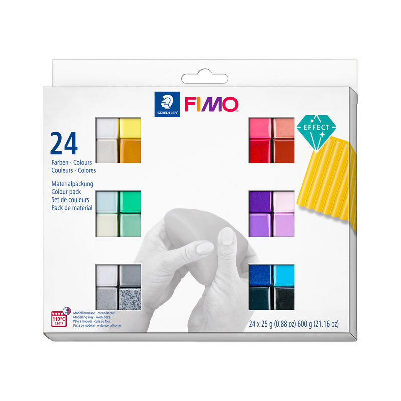 8013 C24-1 Modelliermasse Fimo® Effect Mit 24 Farben von STAEDTLER