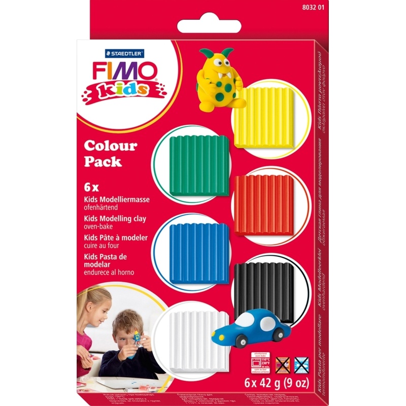 8032 01 Fimo® Kids Colour Pack – Basic von STAEDTLER FIMO