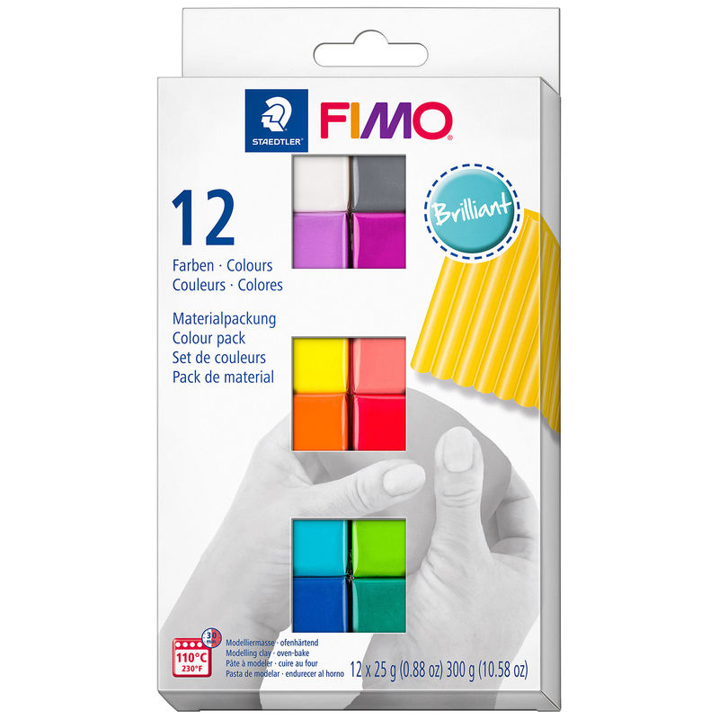 Fimosoft® Brilliant Colours 12Er Set von STAEDTLER FIMO