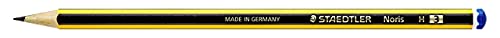 Noris® Bleistift 120, H, gelb- schwarz von STAEDTLER