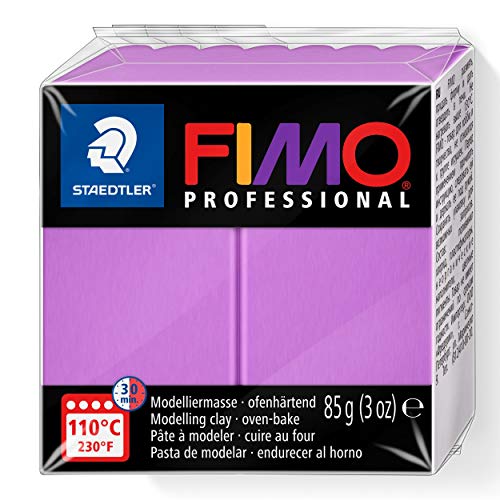 STAEDTLER 8004-62 - Fimo Professional Normalblock, 85 g, lavendel von STAEDTLER