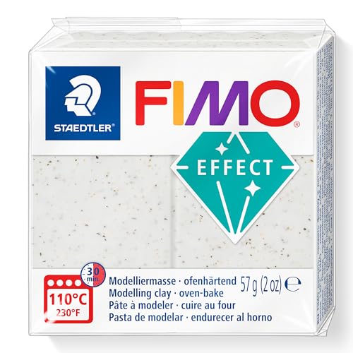STAEDTLER FIMO effect 8010 Botanical Ofenhärtende Modelliermasse, Einzelprodukt botanical seealge, 8010-070 von STAEDTLER