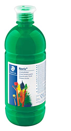 STAEDTLER Noris Schulmalarbe, blaugrün, für Schule und Hobby, Hohe Deckkraft, Farbintensiv und lichtecht, 8853-38 von STAEDTLER