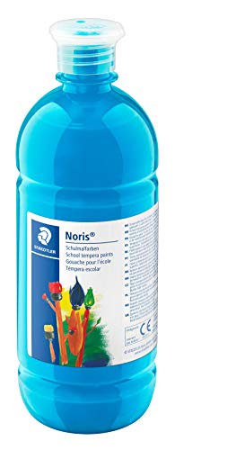STAEDTLER Noris Schulmalarbe, cyan, für Schule und Hobby, Hohe Deckkraft, Farbintensiv und lichtecht, 8853-32 STAEDTLER Noris Schulmalarbe, cyan, für Schule und Hobby, Hohe Deckkraft, Farbintensiv und lichtecht, 8853-32 von STAEDTLER
