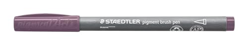 STAEDTLER brush pen pigment Arts, malve, pigmentierte Premium-Zeichentusche, Pinselspitze für variable Linienbreite, wasserfest, schnelltrocknend, 10 brush pens im Kartonetui, 371-260 STAEDTLER brush pen pigment Arts, malve, pigmentierte Premium-Zeichentusche, Pinselspitze für variable Linienbreite, wasserfest, schnelltrocknend, 10 brush pens im Kartonetui, 371-260 von STAEDTLER