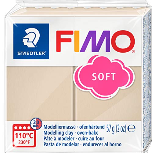 Staedtler© Modelliermasse FIMO© soft - 57 g, sahara von STAEDTLER