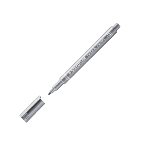 Staedtler 8323-81 Marker, Rundspitze 1-2 mm silber, 1 marker Staedtler 8323-81 Marker, Rundspitze 1-2 mm silber, 1 marker von STAEDTLER
