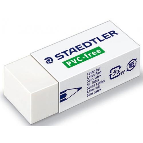 Staedtler Radiergummi, mittelgroß, PVC-frei, 30 Stück Staedtler Radiergummi, mittelgroß, PVC-frei, 30 Stück von Staedtler