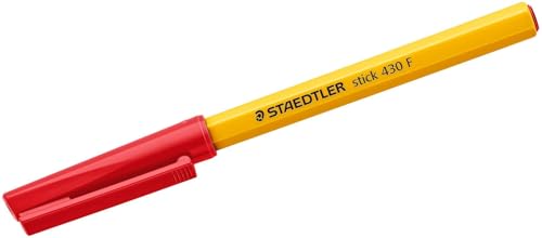 Staedtler – Stick 430 – Kugelschreiber feine Spitze Orange, Rouge von STAEDTLER