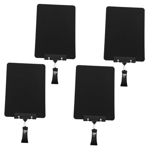 STAHAD 4 Stück Teiliges Drehbare Preisschildhalter aus Clip Schilderklammern für Supermarkt und Einzelhandel Wiederverwendbar Flexibel für Kreidetafeln und Etiketten Professionelle STAHAD 4 Stück Teiliges Drehbare Preisschildhalter aus Clip Schilderklammern für Supermarkt und Einzelhandel Wiederverwendbar Flexibel für Kreidetafeln und Etiketten Professionelle von STAHAD