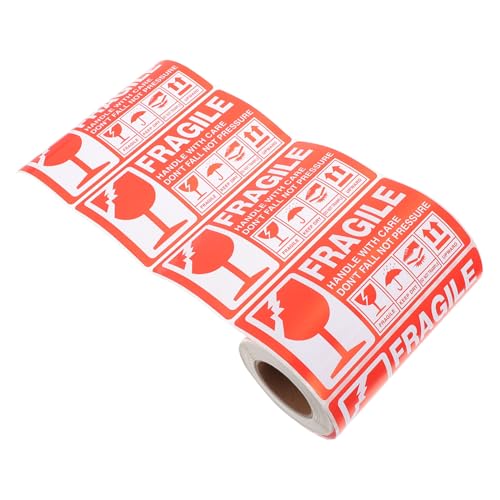 STAHAD Fragile Aufkleber Selbstklebend Versandetiketten Warnhinweis Verpackung Label Stark Haftend für Zerbrechliche Pakete Handle With Care Warnaufkleber STAHAD Fragile Aufkleber Selbstklebend Versandetiketten Warnhinweis Verpackung Label Stark Haftend für Zerbrechliche Pakete Handle With Care Warnaufkleber von STAHAD