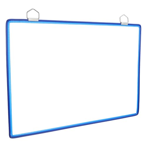 STAHAD Hängender Wandaktei Organizer mit Stabilem Doppelhaken Großer Kapazität Robuster Dokumententasche Transparente Aufbewahrung für Büro und Zuhause Platzsparende Wandmontage von STAHAD