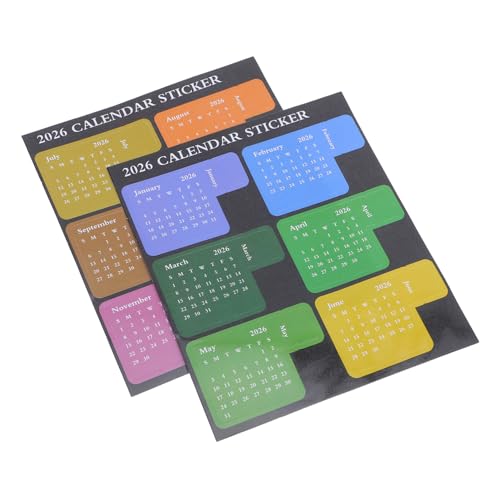 STAHAD Kalender Planer Aufkleber Bunte Haftnotizen Monats Index Tabs Selbstklebend Für Notizbücher Journal Organisieren Terminkalender STAHAD Kalender Planer Aufkleber Bunte Haftnotizen Monats Index Tabs Selbstklebend Für Notizbücher Journal Organisieren Terminkalender von STAHAD