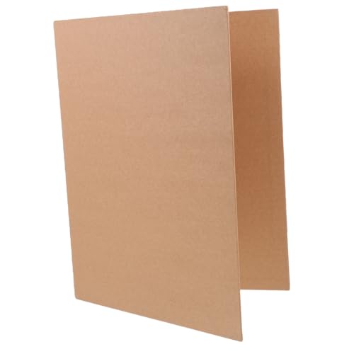 STAHAD Ringordner Kraftpapier Binder Cover Nachfüllbar Dünn Vintage Ringbuch Hülle für Schule Büro Organizer von STAHAD