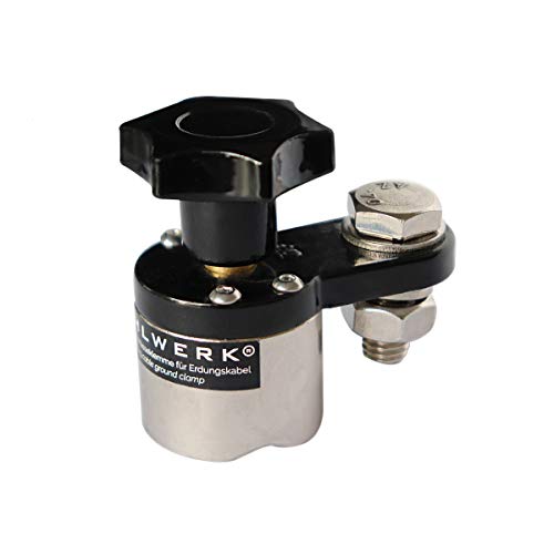 STAHLWERK Massemagnet bis 200A schaltbarer Massemagnet für Schweißkabel, Magnetische Erdungsklemme bringt Masse an jedes magnetische Werkstück, belastbar bis zu 200A STAHLWERK Massemagnet bis 200A schaltbarer Massemagnet für Schweißkabel, Magnetische Erdungsklemme bringt Masse an jedes magnetische Werkstück, belastbar bis zu 200A von STAHLWERK
