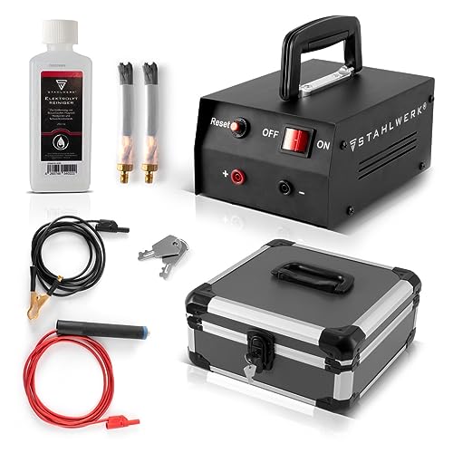 STAHLWERK SRG-300 Pro Schweißnaht-Reinigungsgerät, Beizgerät, Passiviergerät zur elektrolytischen Reinigung und Veredelung von Schweißnähten - 7 Jahre Garantie STAHLWERK SRG-300 Pro Schweißnaht-Reinigungsgerät, Beizgerät, Passiviergerät zur elektrolytischen Reinigung und Veredelung von Schweißnähten - 7 Jahre Garantie von STAHLWERK