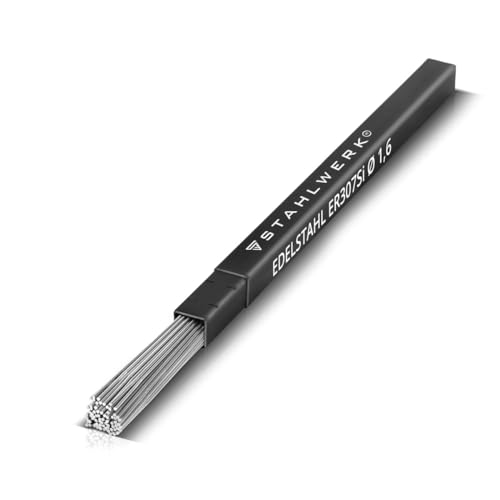 STAHLWERK Schweißstäbe ER307Si Edelstahl hochlegiert/Ø 1,6 x 500 mm / 2 kg WIG Schweißzusatz inklusive Aufbewahrungsbox STAHLWERK Schweißstäbe ER307Si Edelstahl hochlegiert/Ø 1,6 x 500 mm / 2 kg WIG Schweißzusatz inklusive Aufbewahrungsbox von STAHLWERK