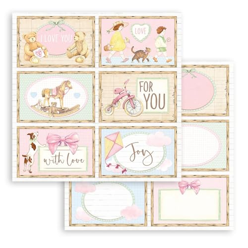 Stamperia SBB856 Scrapbooking Double face Sheet-Daydream 6 Cards, White, OSFA, 7 von Stamperia