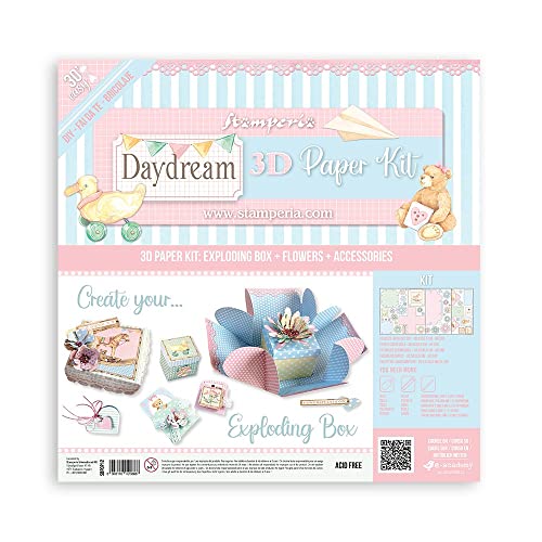 STAMPERIA INTL, KFT (3PL) 3D Paper Kit - DayDream exploding box von Stamperia