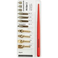 STANDARDGRAPH Bandzug Kalligrafie-Set rot verschiedene Federbreiten, 1 Set von STANDARDGRAPH