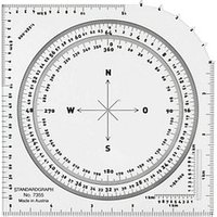 STANDARDGRAPH Zeichenwinkel Kartenwinkelmesser 7355 von STANDARDGRAPH