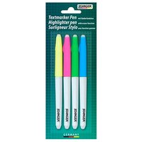 STANGER Eraser Textmarker farbsortiert, 4 St. von STANGER