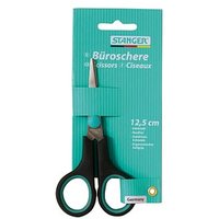 STANGER Schere stainless schwarz-grün 12,5 cm von STANGER