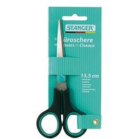 STANGER Schere stainless schwarz-grün 15,5 cm von STANGER