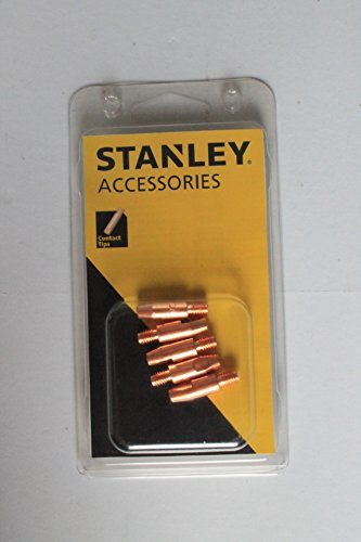 Stanley 460610 Stromdüsen für MIG-/MAG-Schweißgeräte, Durchmesser 1,0 mm, 10 Stück von Stanley