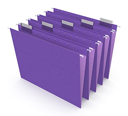 Staples Farbige Hängeregistraturen, Brief, 5 Register, Lila, 25 Stück pro Box Staples Farbige Hängeregistraturen, Brief, 5 Register, Lila, 25 Stück pro Box von STAPLES