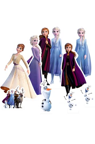 STAR CUTOUTS TT019 Tischplatten aka Tischdekoration mit Anna, ELSA, Olaf, perfekt für Fans, Sammler, Partys und Veranstaltungen, Einfarbig, Frozen Tischaufsätze, Regular STAR CUTOUTS TT019 Tischplatten aka Tischdekoration mit Anna, ELSA, Olaf, perfekt für Fans, Sammler, Partys und Veranstaltungen, Einfarbig, Frozen Tischaufsätze, Regular von STAR CUTOUTS
