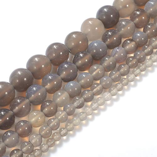 Natürlicher 8 mm grauer Achat, Perlen, Edelstein, rund, lose Energie, Heilkraft, für Schmuck, DIY, 1 Strang, 38 cm Natürlicher 8 mm grauer Achat, Perlen, Edelstein, rund, lose Energie, Heilkraft, für Schmuck, DIY, 1 Strang, 38 cm von STAR LOONG