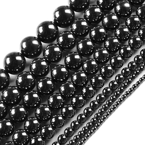Naturstein-Perlen, 10 mm, Hämatit, Edelstein, rund, lose Perlen, Kristall, Energiestein, Heilkraft für Schmuckherstellung, DIY, 1 Strang, 38,1 cm Naturstein-Perlen, 10 mm, Hämatit, Edelstein, rund, lose Perlen, Kristall, Energiestein, Heilkraft für Schmuckherstellung, DIY, 1 Strang, 38,1 cm von STAR LOONG
