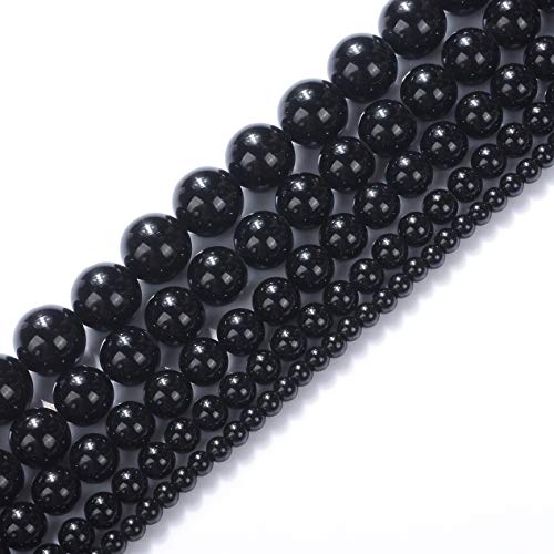 Naturstein-Perlen, 2 mm, schwarzer Onyx-Achat, Edelstein, rund, lose Perlen, Kristall, Energiestein, Heilkraft für Schmuckherstellung, DIY, 1 Strang, 38,1 cm Naturstein-Perlen, 2 mm, schwarzer Onyx-Achat, Edelstein, rund, lose Perlen, Kristall, Energiestein, Heilkraft für Schmuckherstellung, DIY, 1 Strang, 38,1 cm von STAR LOONG