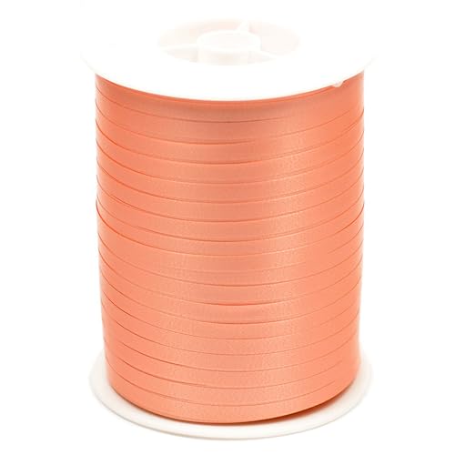 Geschenkband Ringelband 5mm x 500m wasserfest - 30 FARBEN in 5/10/19/31/50mm - Dekoband aus Kunststoff - Polyband zum Anbinden von Luftballons - Schleifenband zum Basteln - Apricot Geschenkband Ringelband 5mm x 500m wasserfest - 30 FARBEN in 5/10/19/31/50mm - Dekoband aus Kunststoff - Polyband zum Anbinden von Luftballons - Schleifenband zum Basteln - Apricot von Star