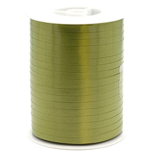 Geschenkband Ringelband 5mm x 500m Farbe: olivgrün von Star