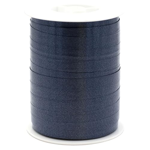 STAR Geschenkband Ringelband Polyband 10mm x 250m Farbe: dunkelblau Navy von Star