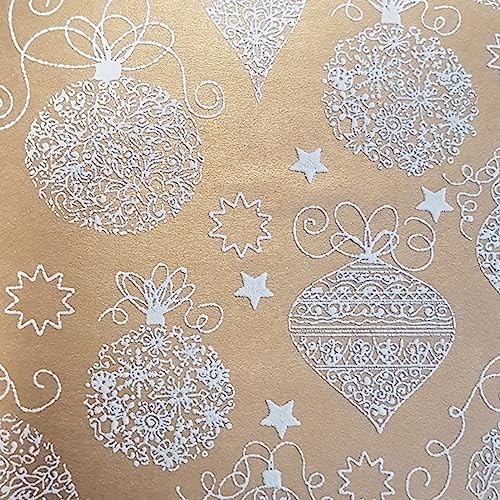 STAR Geschenkpapier 70cm x 2m Rolle mit Weihnachtsmotiv 3D Foam von STAR