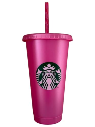 STARBUCKS Venti Cold Cup Summer 2025, wiederverwendbar, umweltfreundlich, 680 ml, Rosa von STARBUCKS