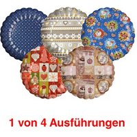 2 STARPAK Einweg-Teller Winterdekore Ø 23,0 cm von STARPAK